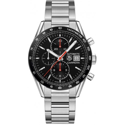 Tag Heuer Carrera Black Dial Men's Watch CV201AM-BA0723